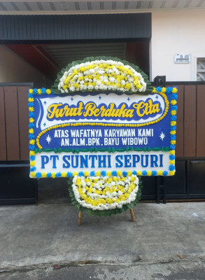 Papan Bunga Duka di Citangkil